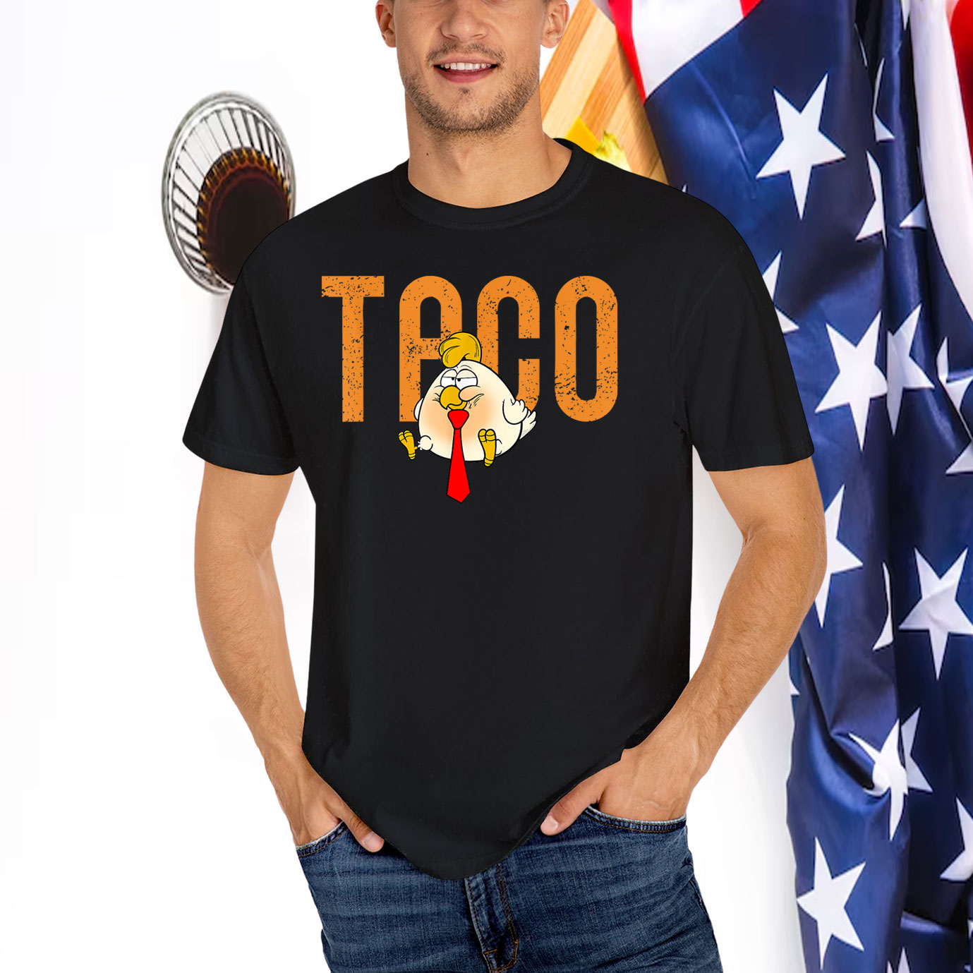 Fun Taco Theory Trumps Always Chicken Out Tacos Pun Shirt