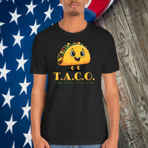 Funny Taco Trump Always Chickens Out 2025 Shirt