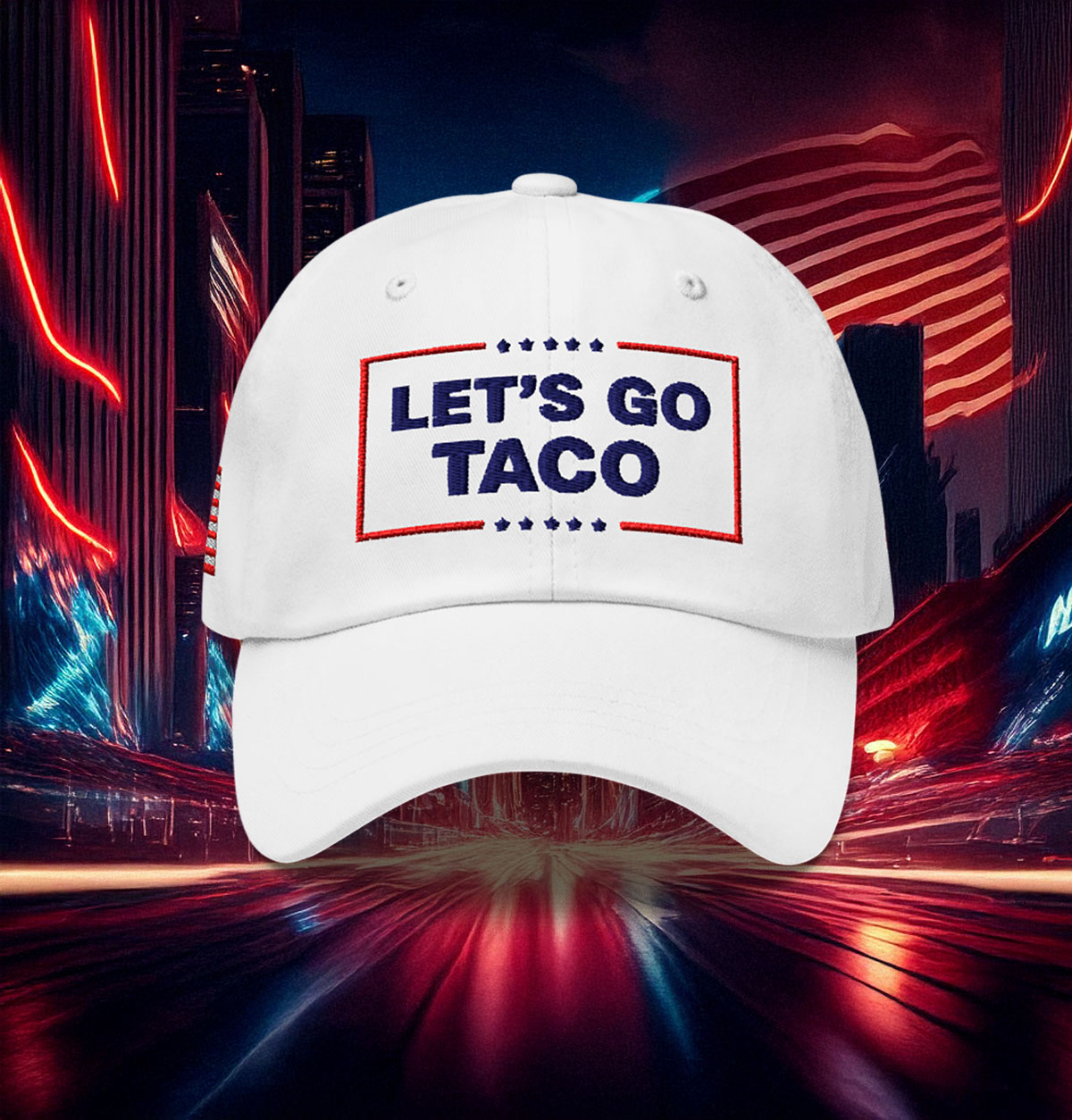Let’s Go Taco Trump Baseball Cap