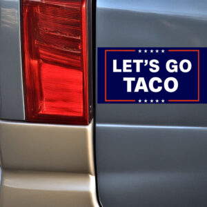 Let’s Go Taco Trump Car Magnet