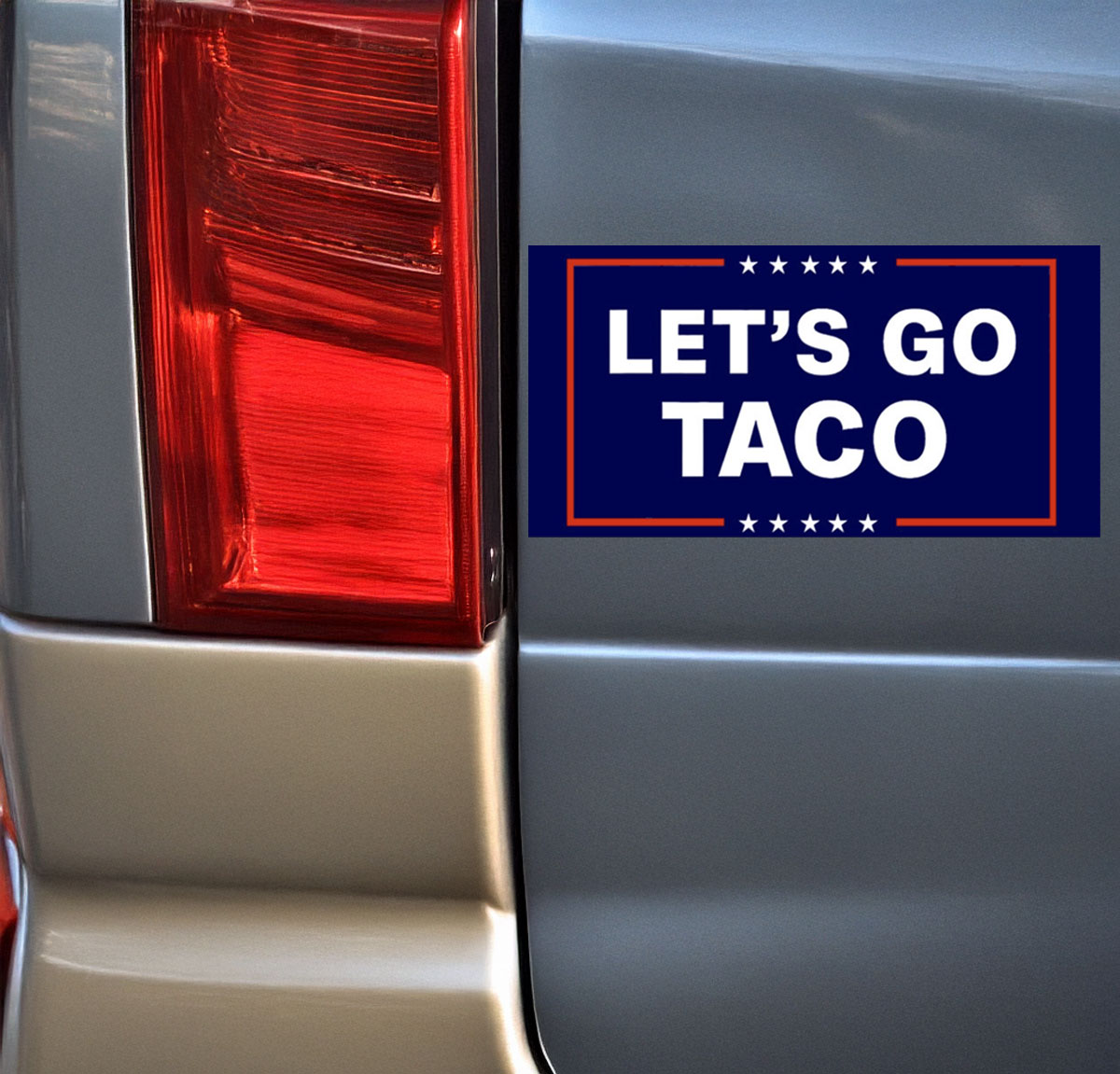 Let’s Go Taco Trump Car Magnet
