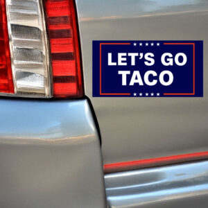 Let’s Go Taco Trump Car Magnet