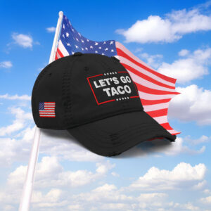 Let’s Go Taco Trump Distressed Hat