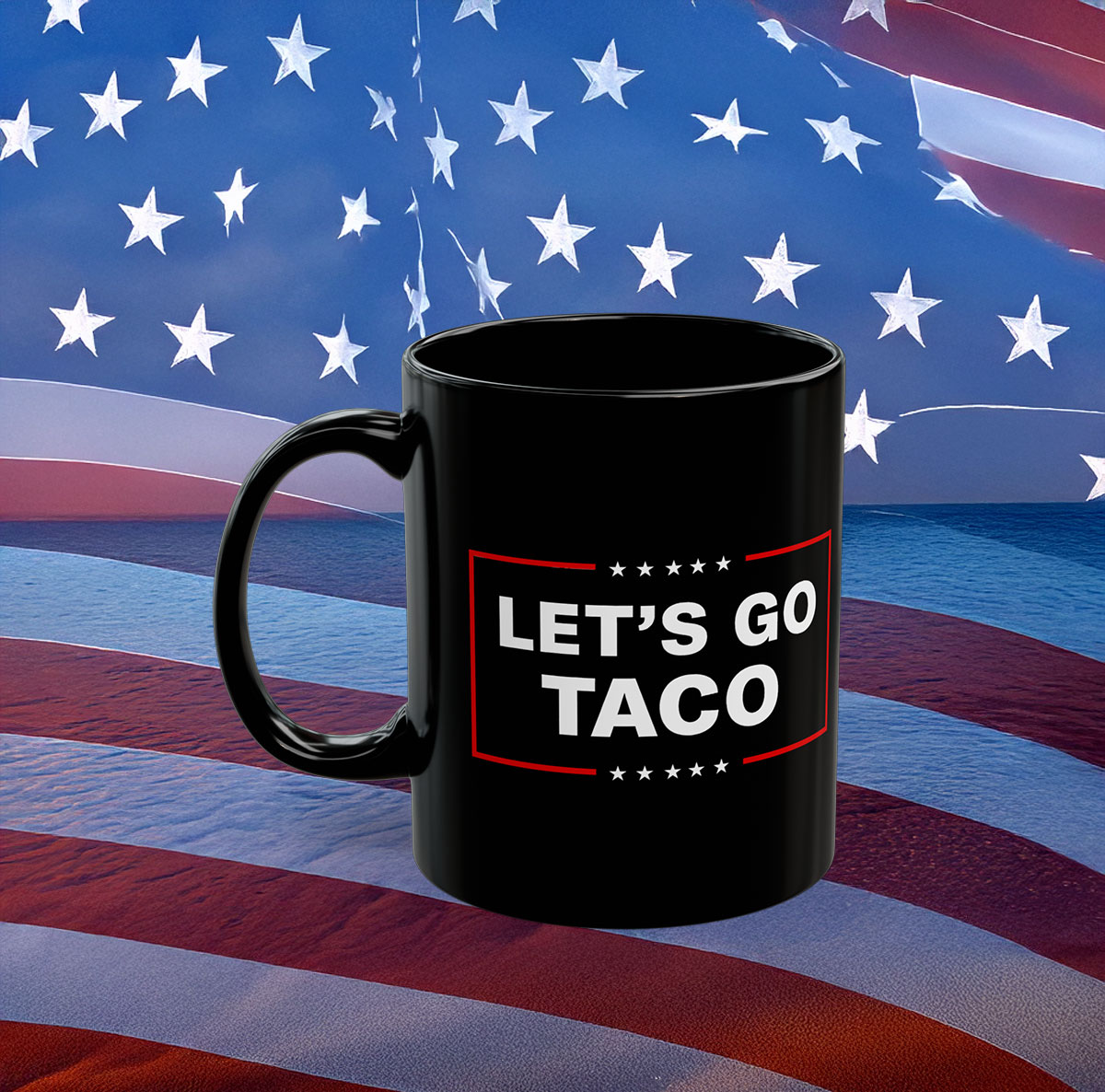 Let’s Go Taco Trump Mug