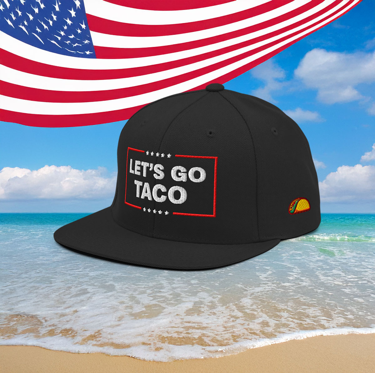 Let’s Go Taco Trump Snapback