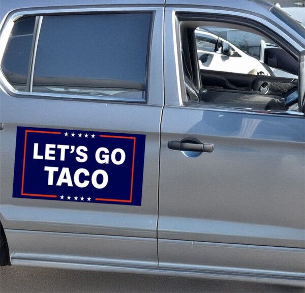 Let’s Go Taco Trump Sticker