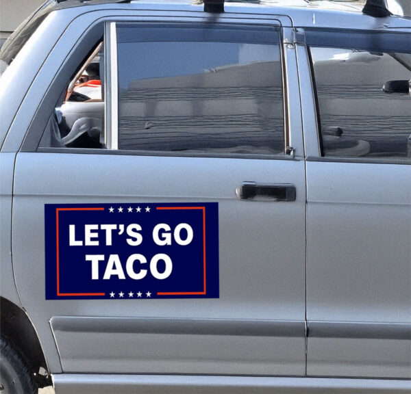 Let’s Go Taco Trump Sticker
