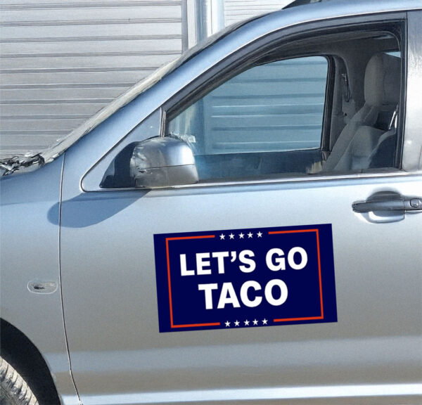 Let’s Go Taco Trump Sticker