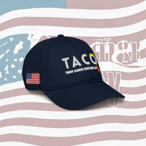 TACO Trump Always Chickens Out Baseball Cap