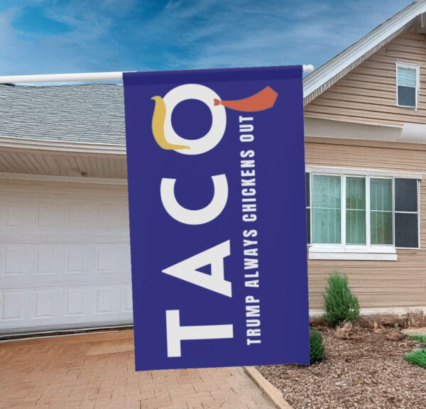 TACO Trump Always Chickens Out Flag