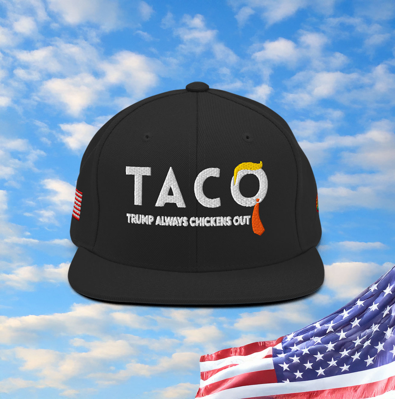 TACO Trump Always Chickens Out Snapback