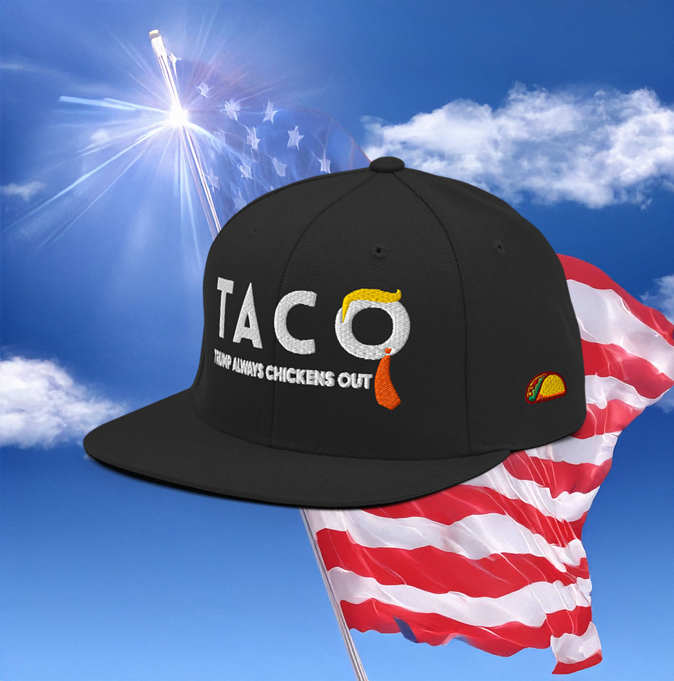 TACO Trump Always Chickens Out Snapback