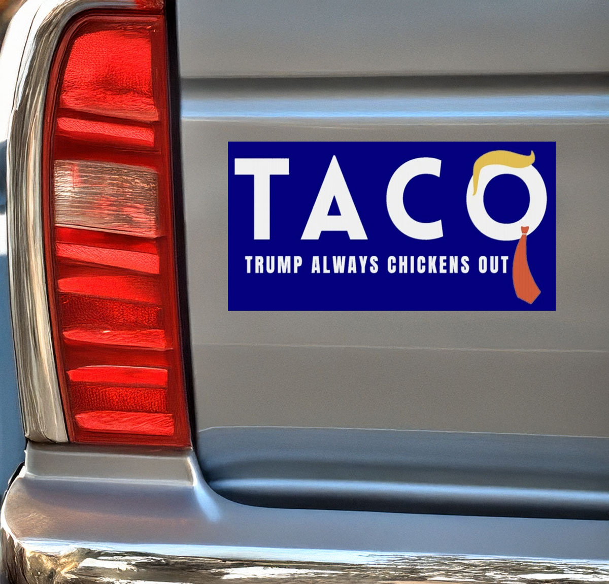 TACO Trump Always Chickens Out Stickers
