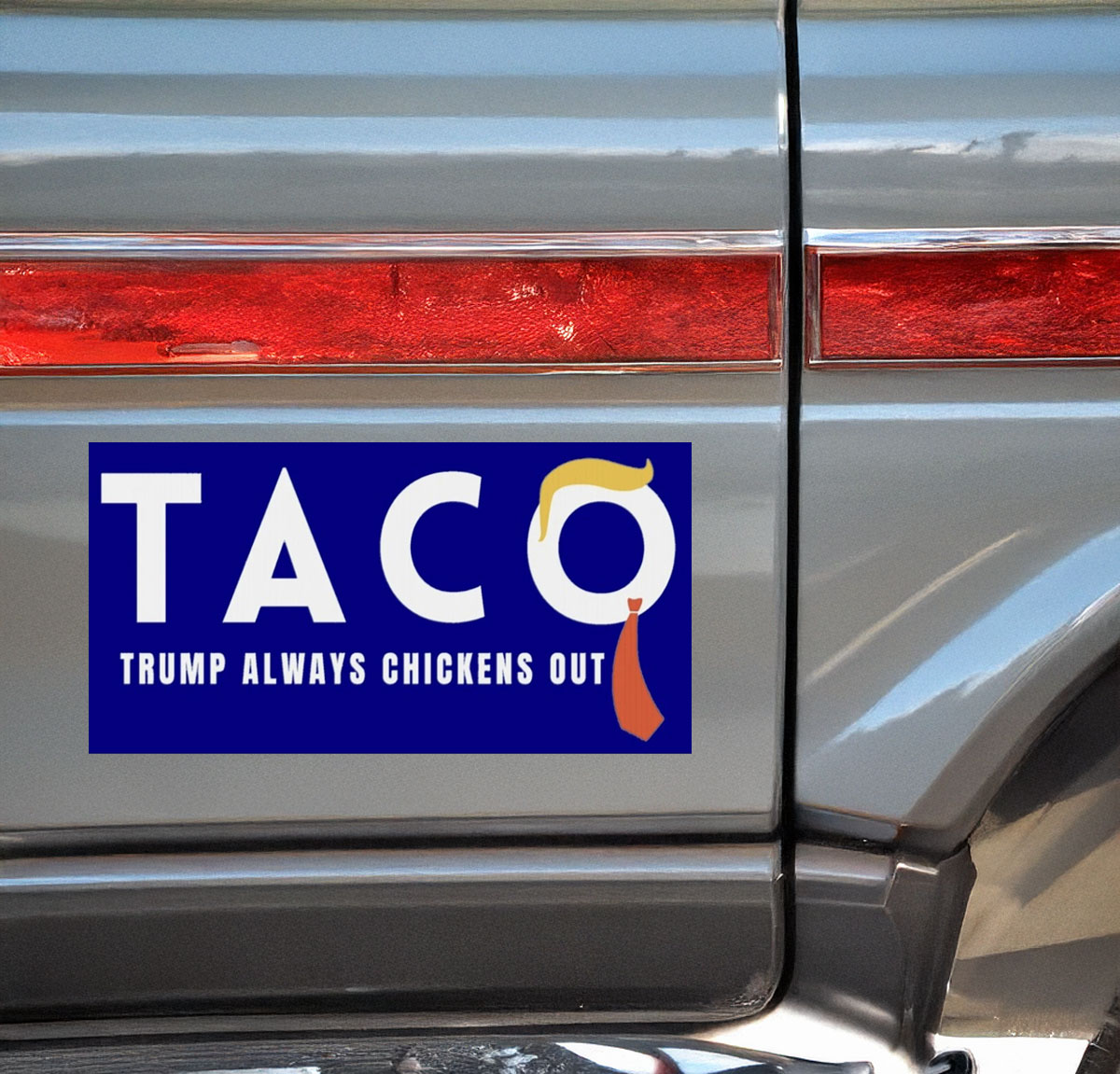 TACO Trump Always Chickens Out Stickers