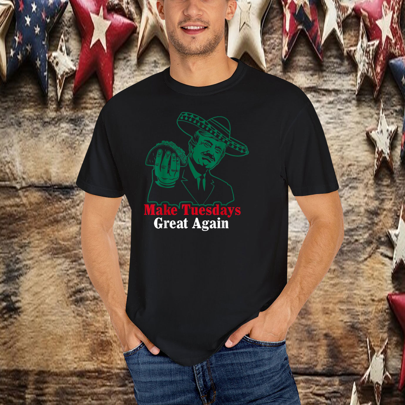 Taco Trump Make Tuesdays Great Again T-Shirt