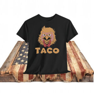 Embroidered Taco Trump Always Chickens Out Shirt