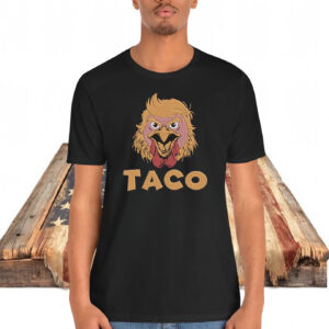 Embroidered Taco Trump Always Chickens Out Shirt