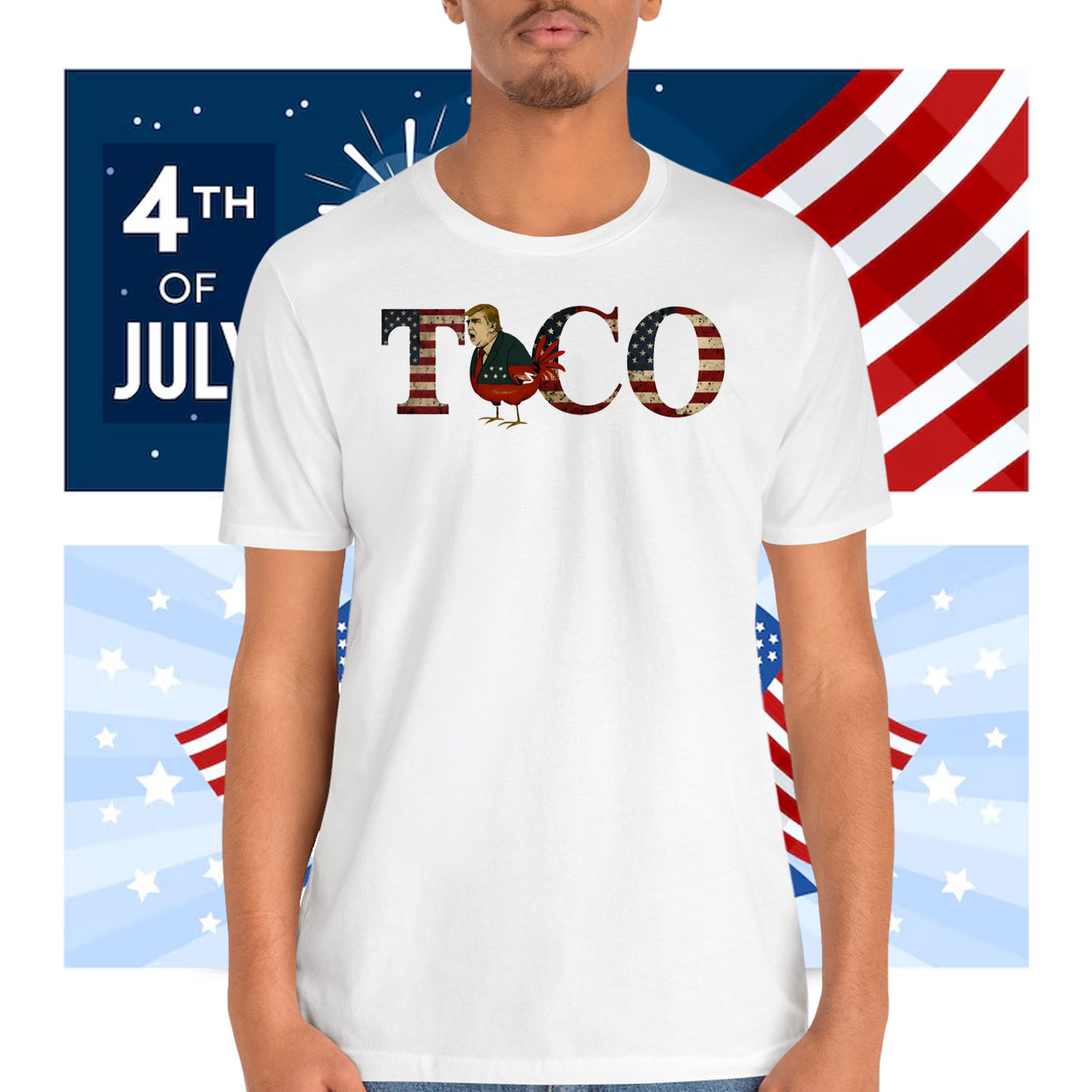 Funny Chickens Trump Taco Shirt