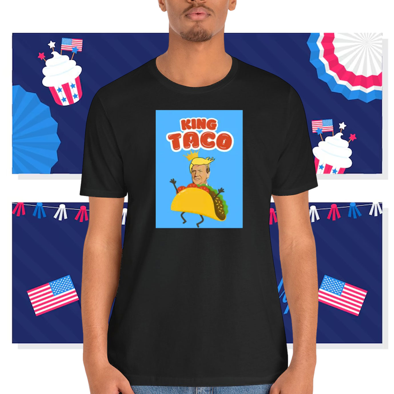 Funny King TACO Trump Shirt