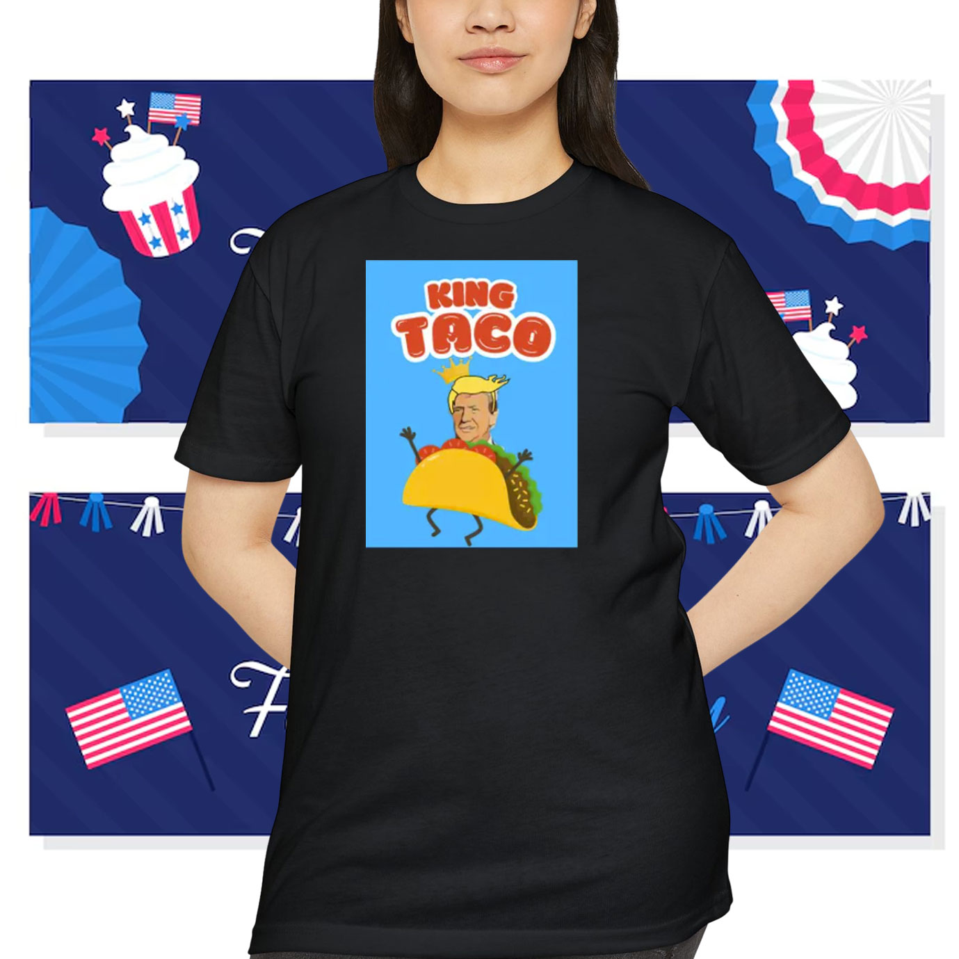 Funny King TACO Trump Shirt