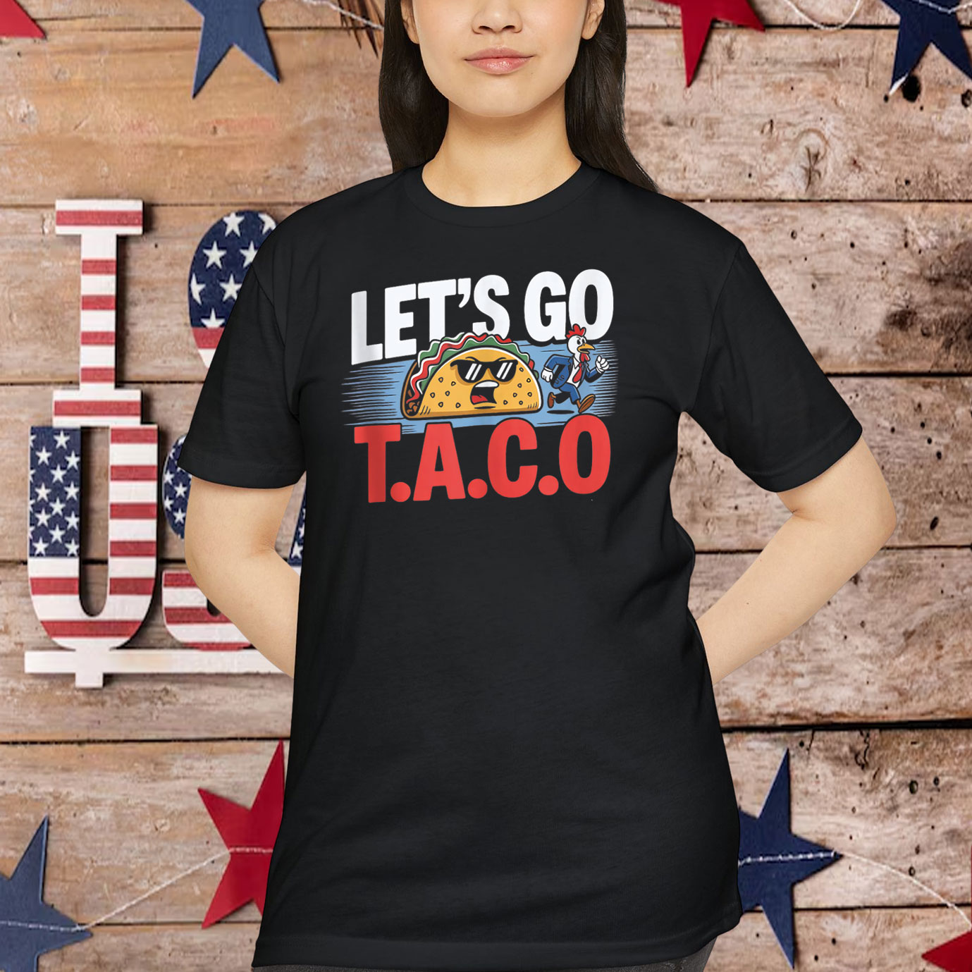 Funny Let's Go Taco Chickens Shirt