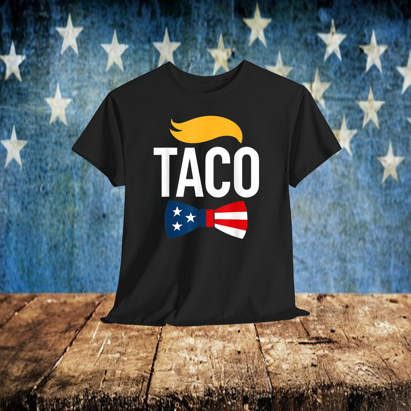 Funny T.A.C.O Trumps Always Chickens Out Taco Lovers Shirt
