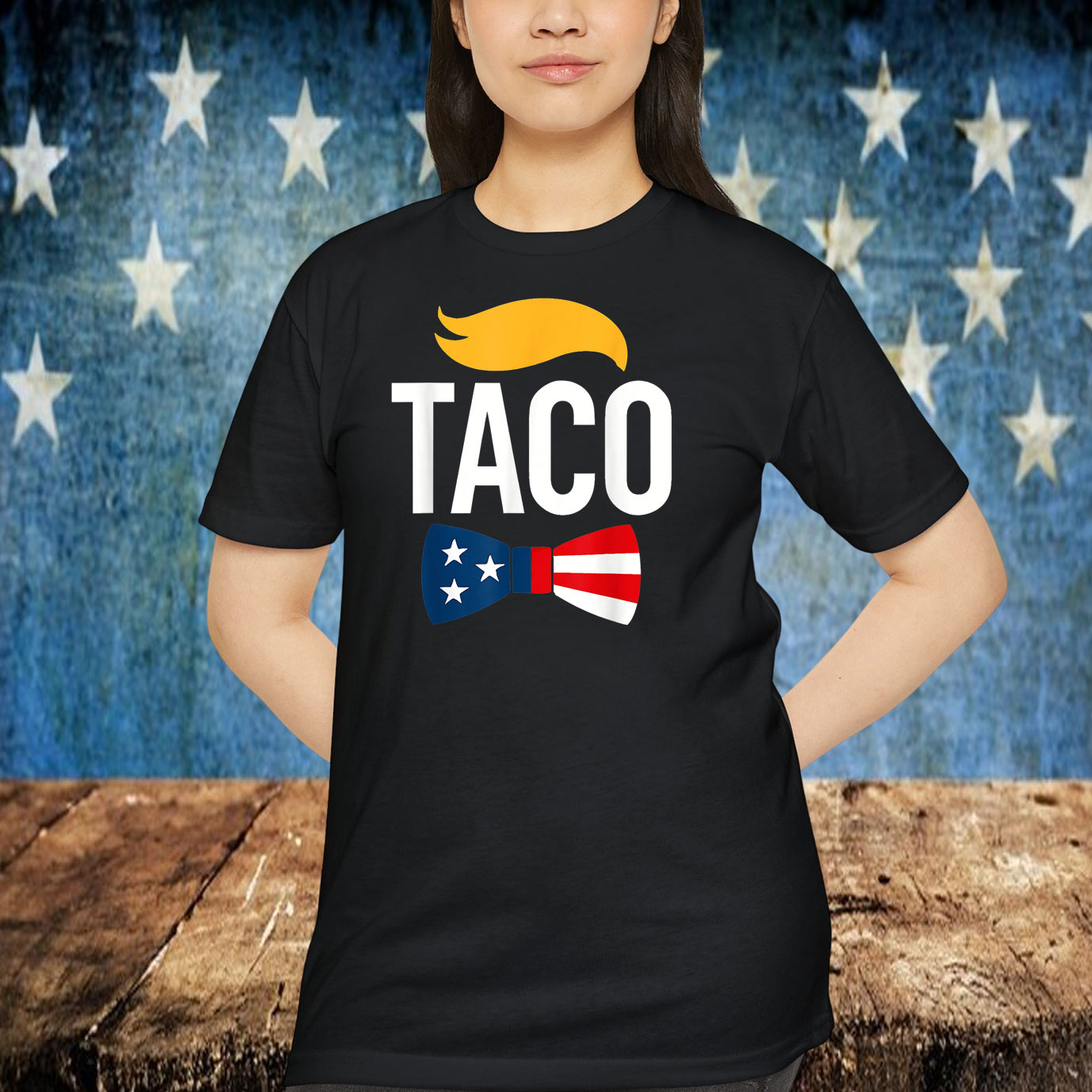 Funny T.A.C.O Trumps Always Chickens Out Taco Lovers Shirt