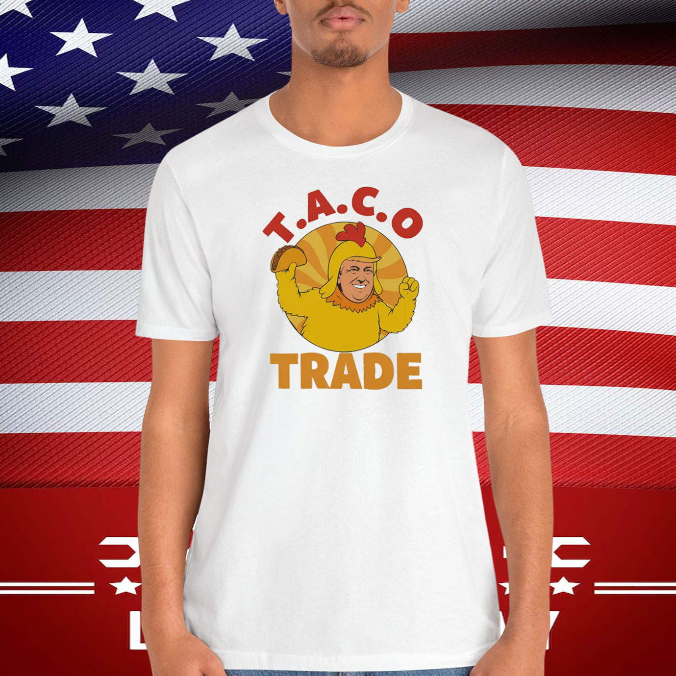 Funny Taco Trade Trump Chickens Shirt