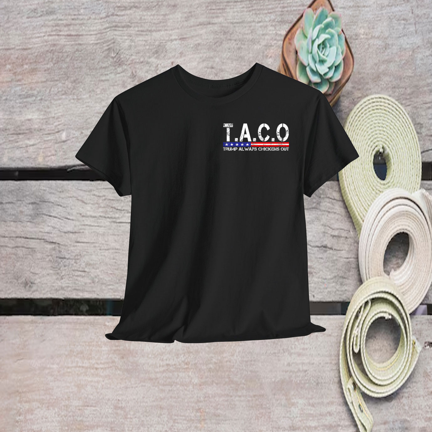 Funny Taco Trump Always Chickens Out For Men Women Shirts