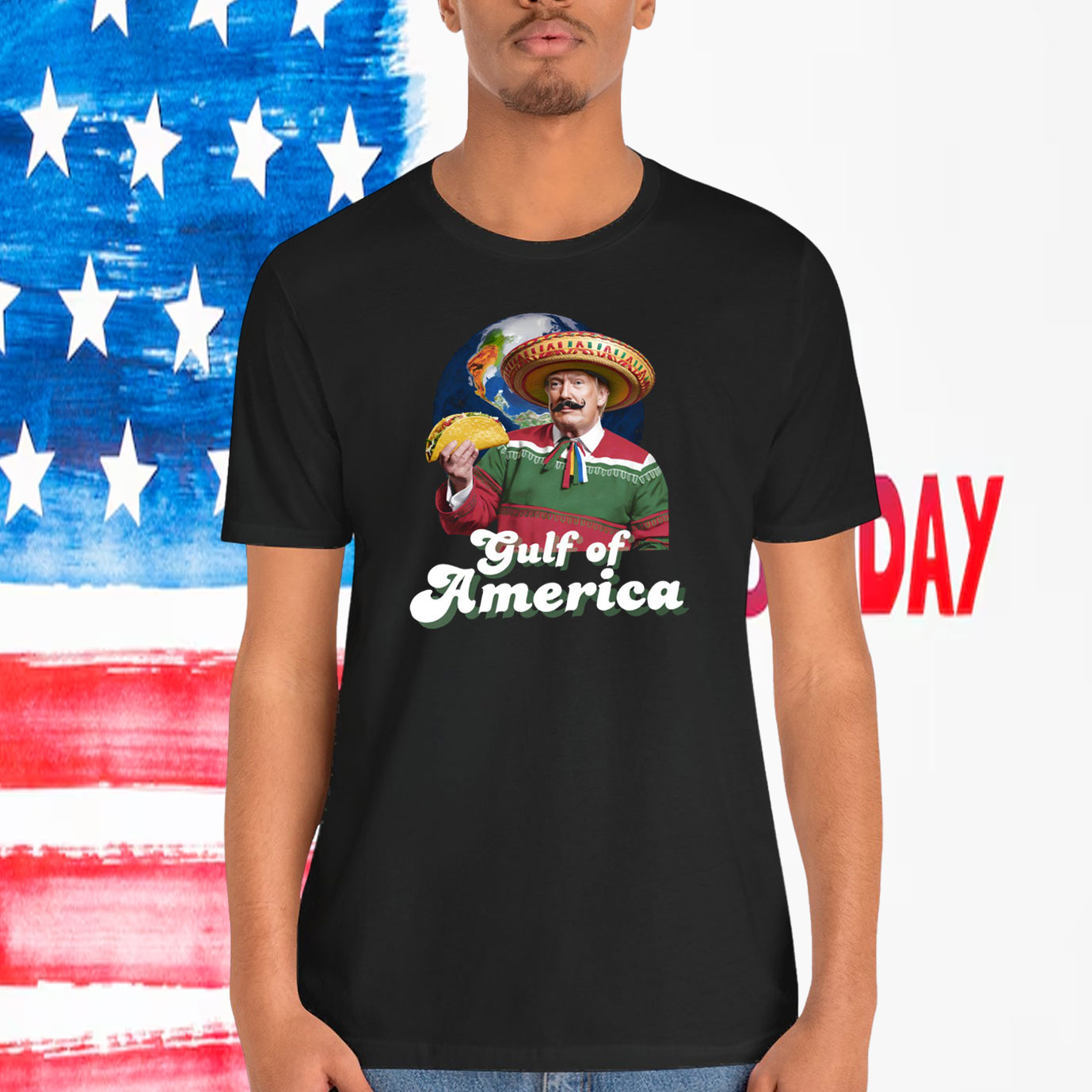 Funny Taco Trump Gulf of America Shirt