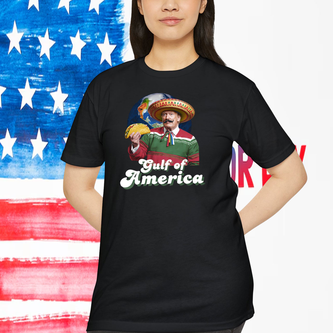 Funny Taco Trump Gulf of America Shirt