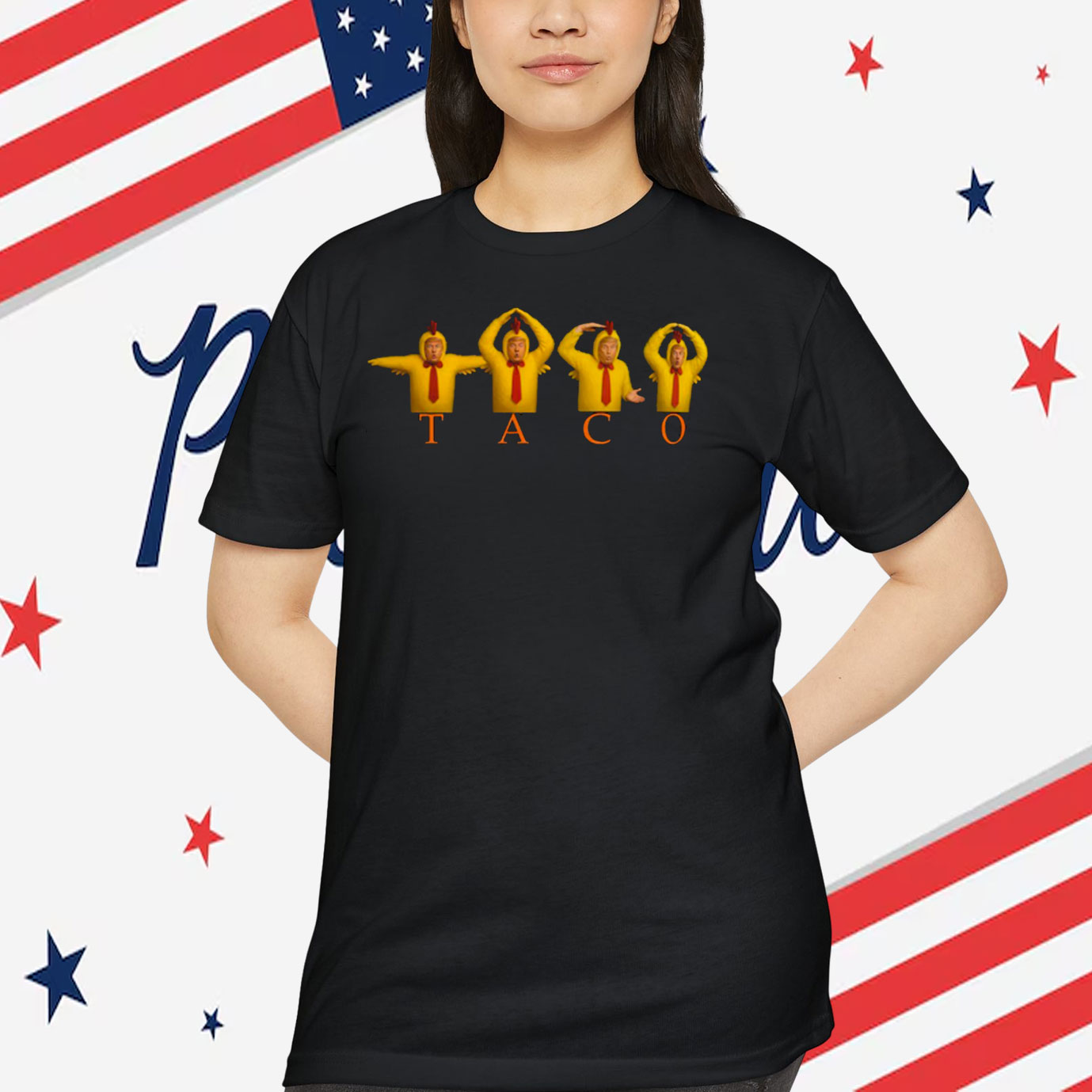 Funyy Chickens Taco Trump Shirt