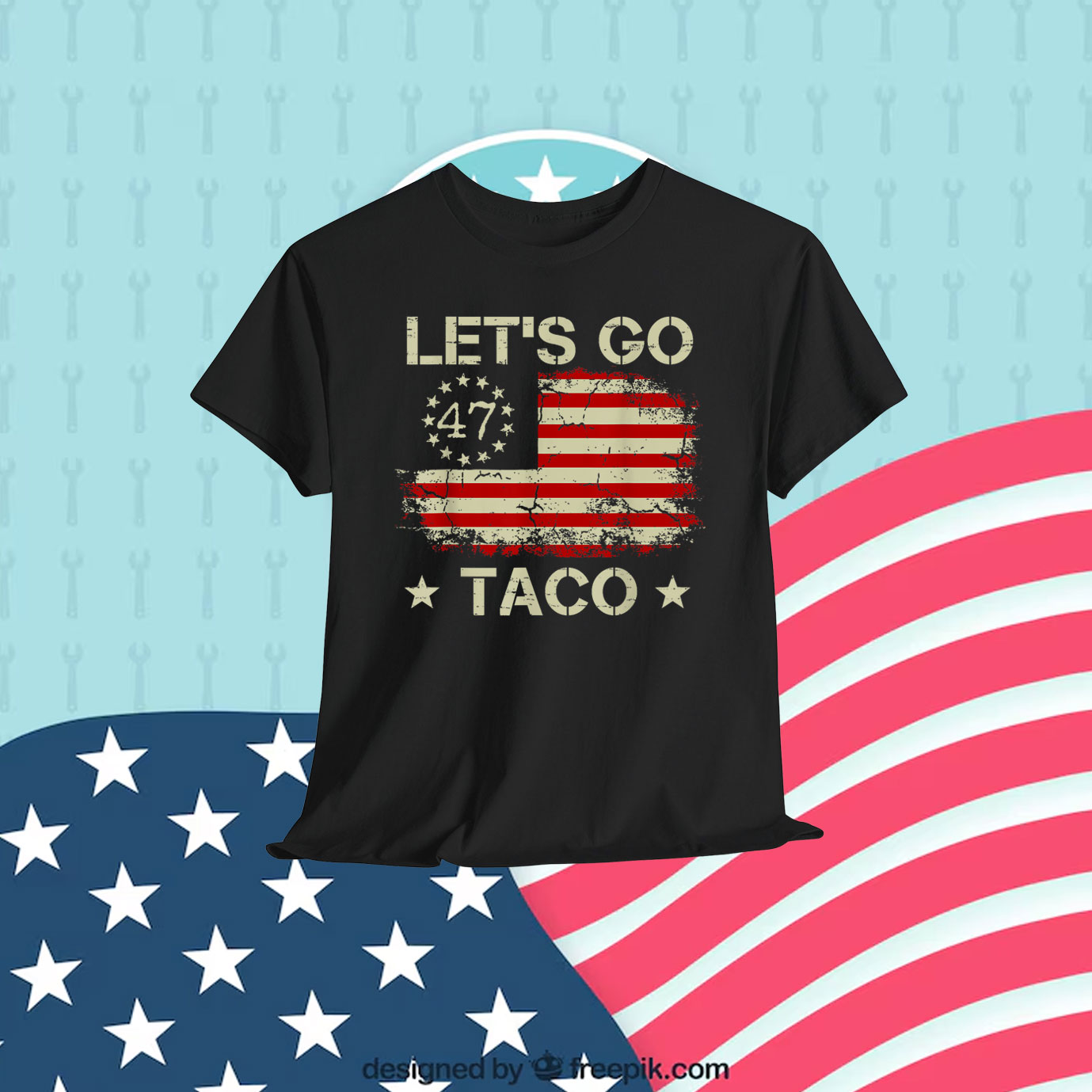 Let's Go 47 Taco Shirt