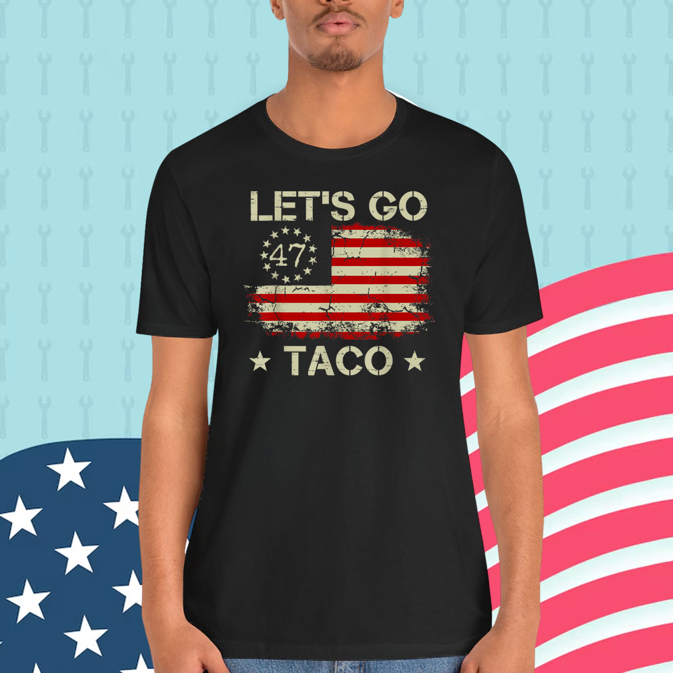 Let's Go 47 Taco Shirt