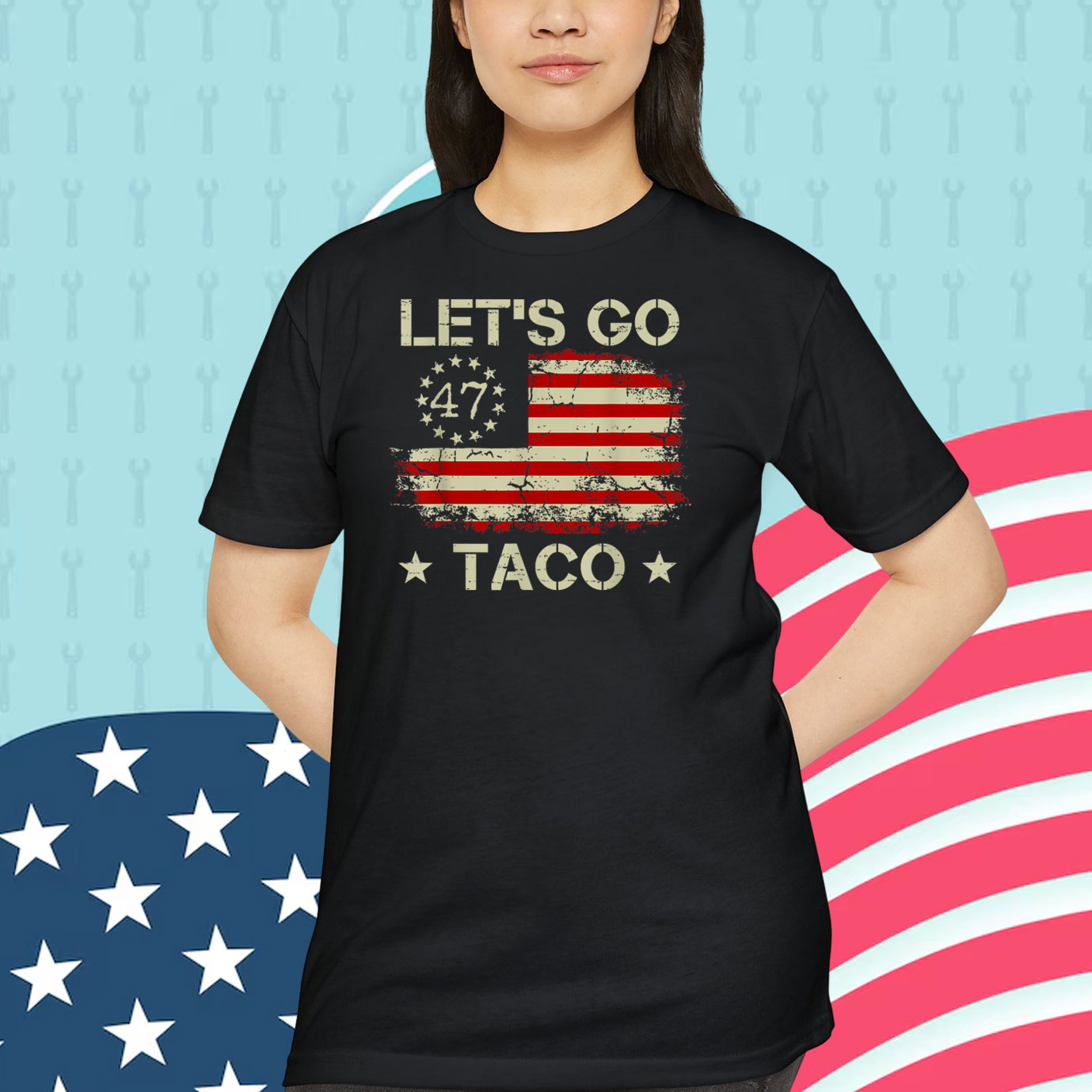 Let's Go 47 Taco Shirt