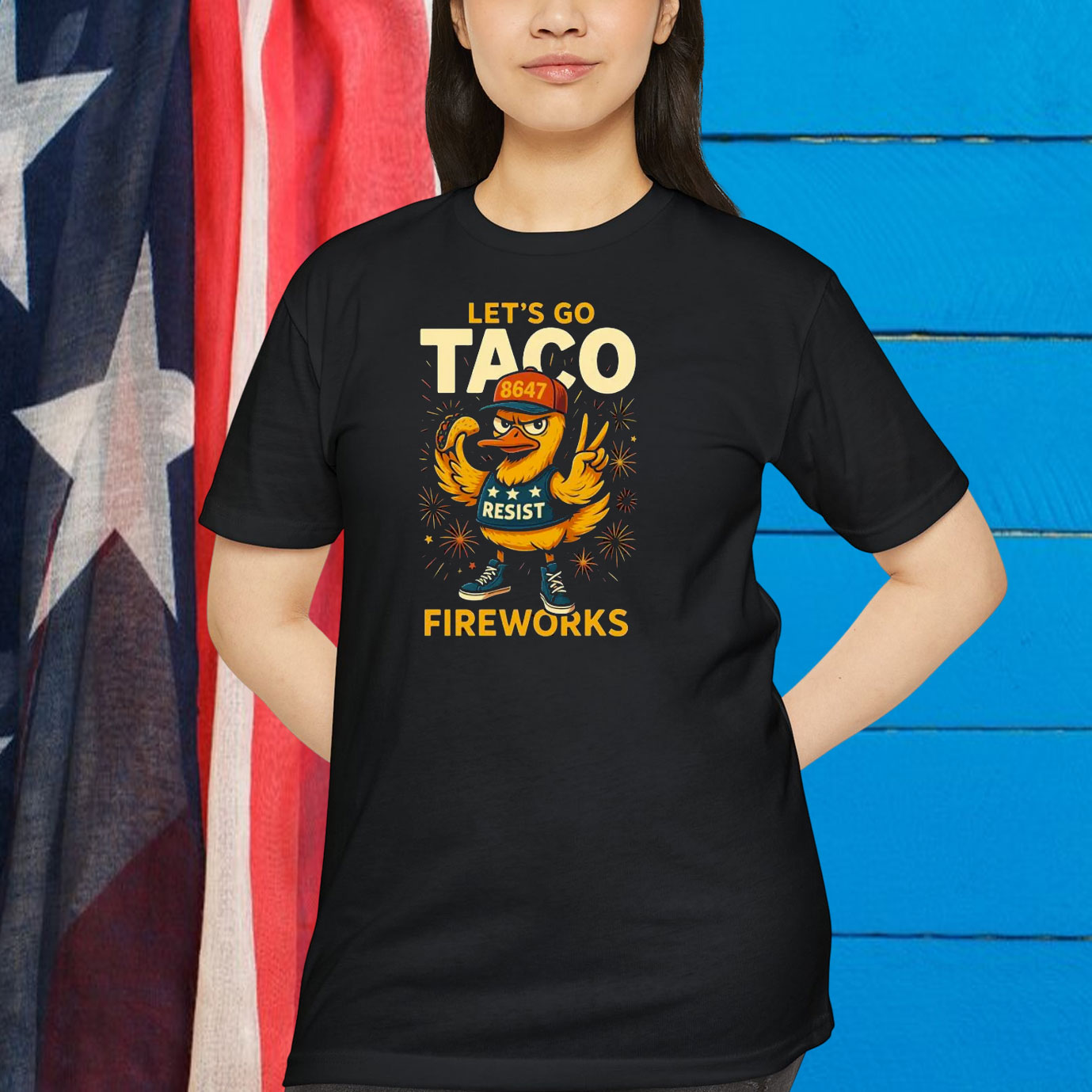 Let's Go TACO FireWorks Shirt