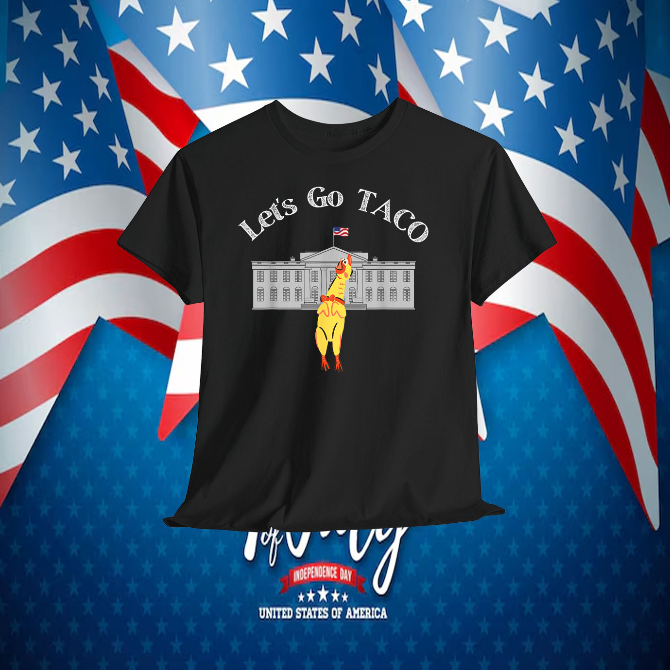 Let's Go TACO. Chicken Shirts