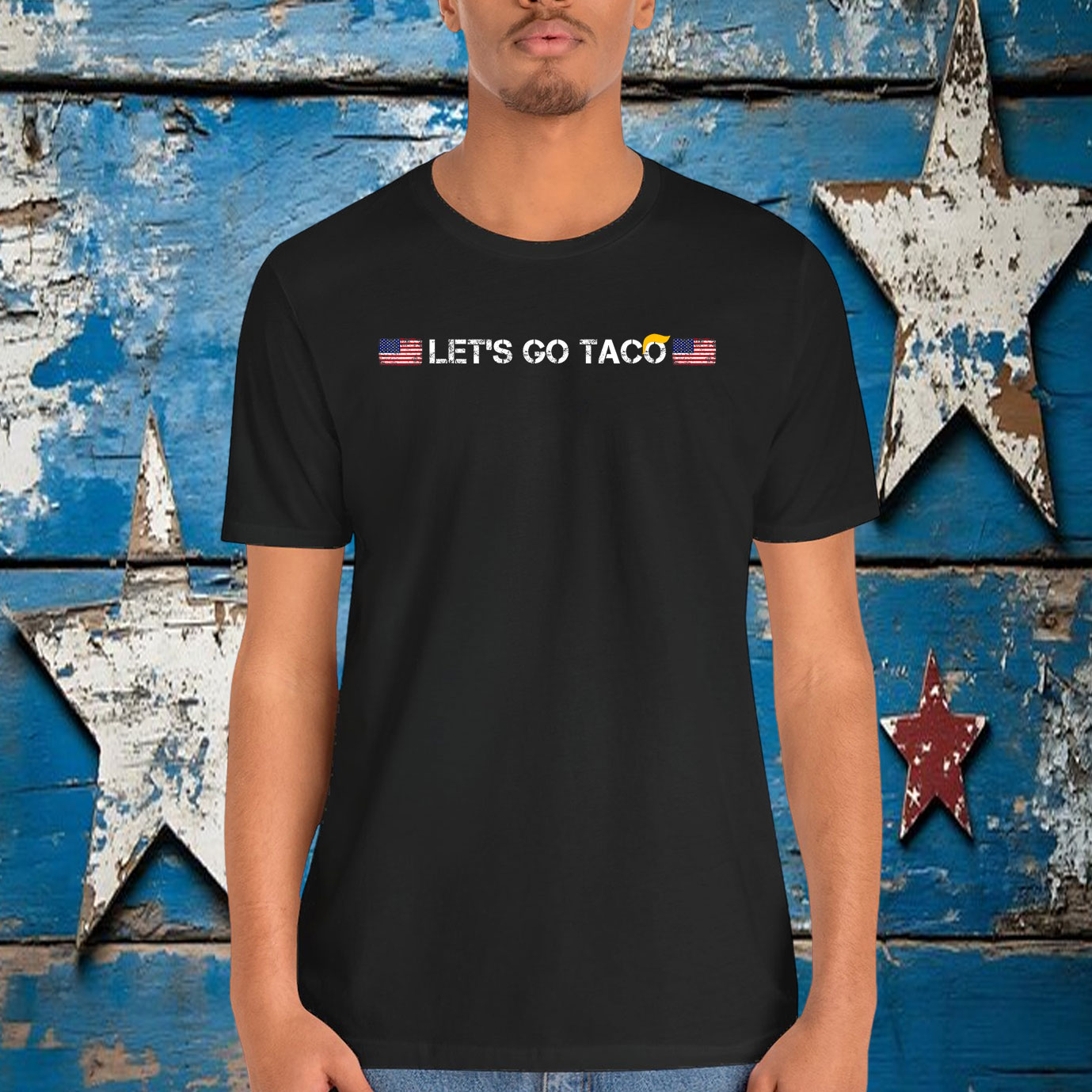 Let's Go Taco America Flag Shirts