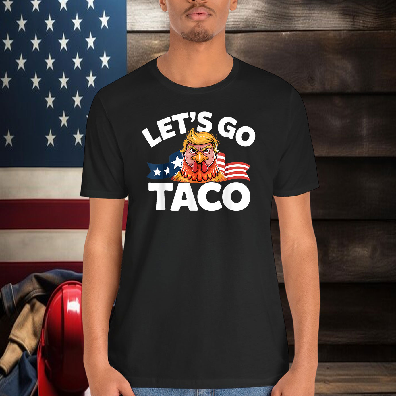 Let's Go Taco Funny Always Chickens Out Shirt
