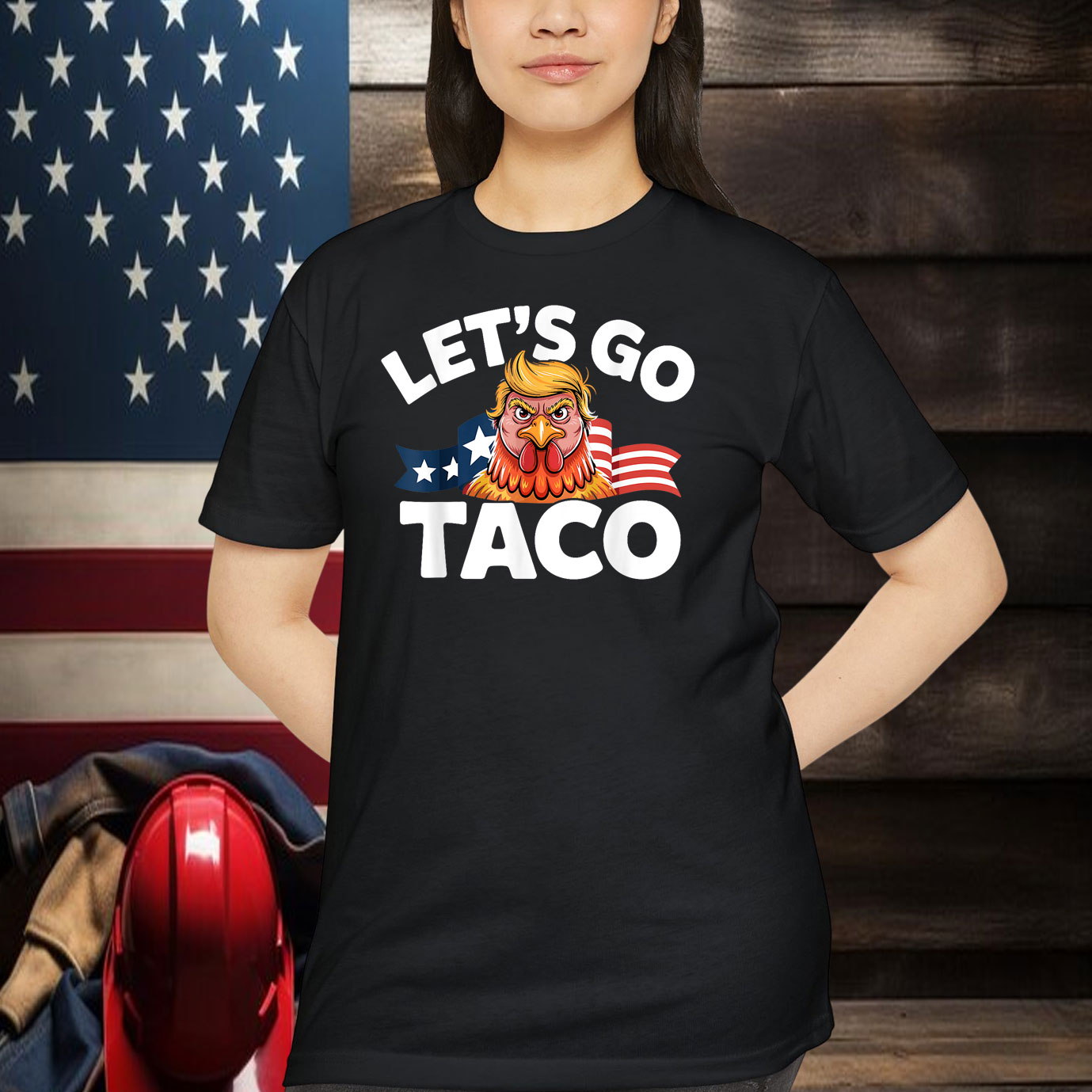 Let's Go Taco Funny Always Chickens Out Shirt