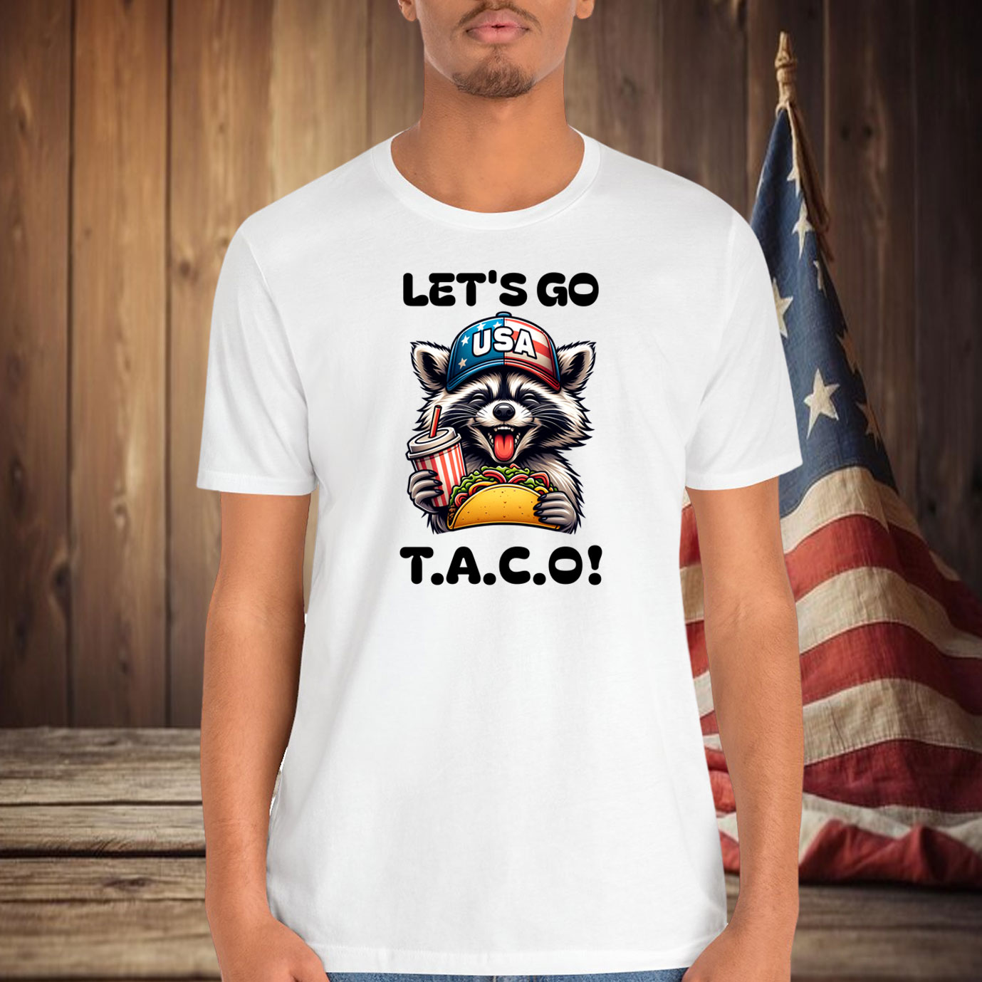 Let's Go Taco Funny Feral Raccoon Shirt