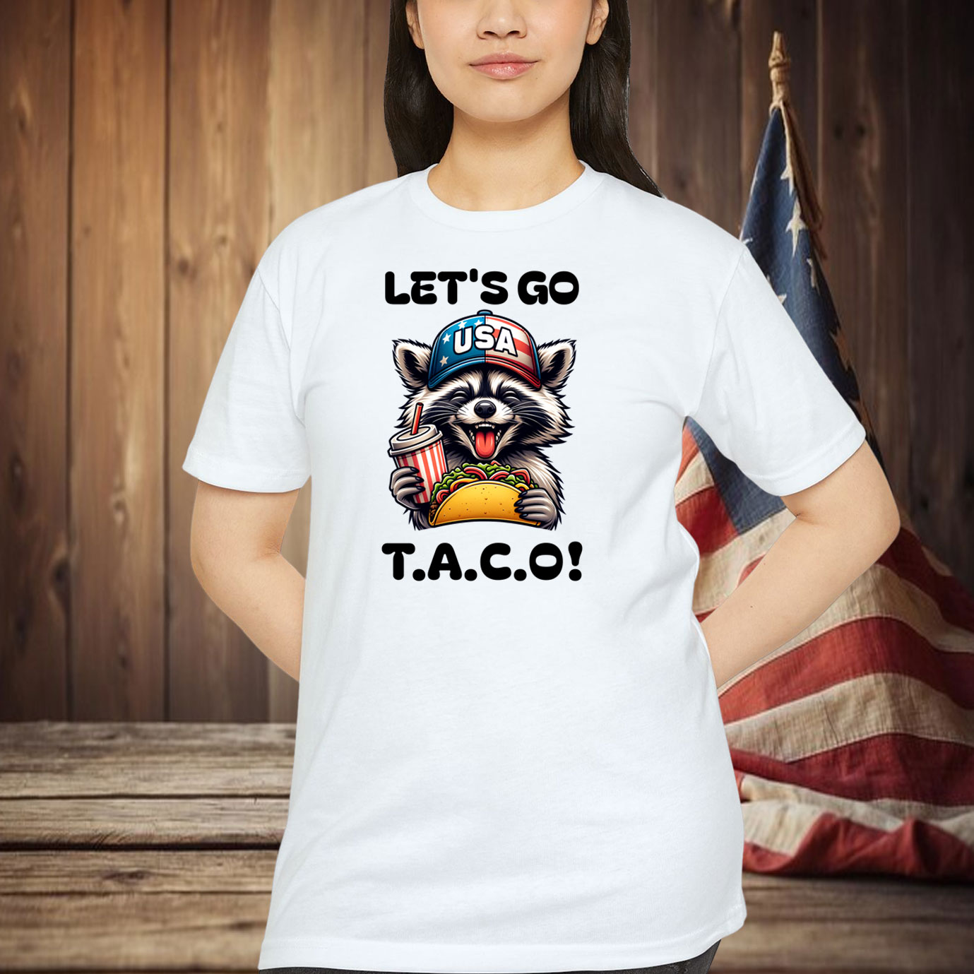 Let's Go Taco Funny Feral Raccoon Shirt