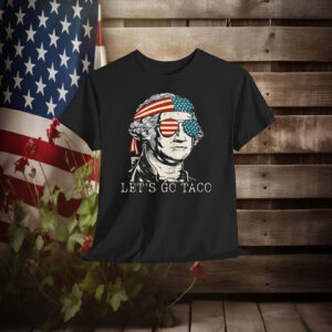 Let's Go Taco Funny USA US vintage flag Shirt
