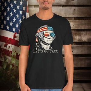 Let's Go Taco Funny USA US vintage flag Shirt