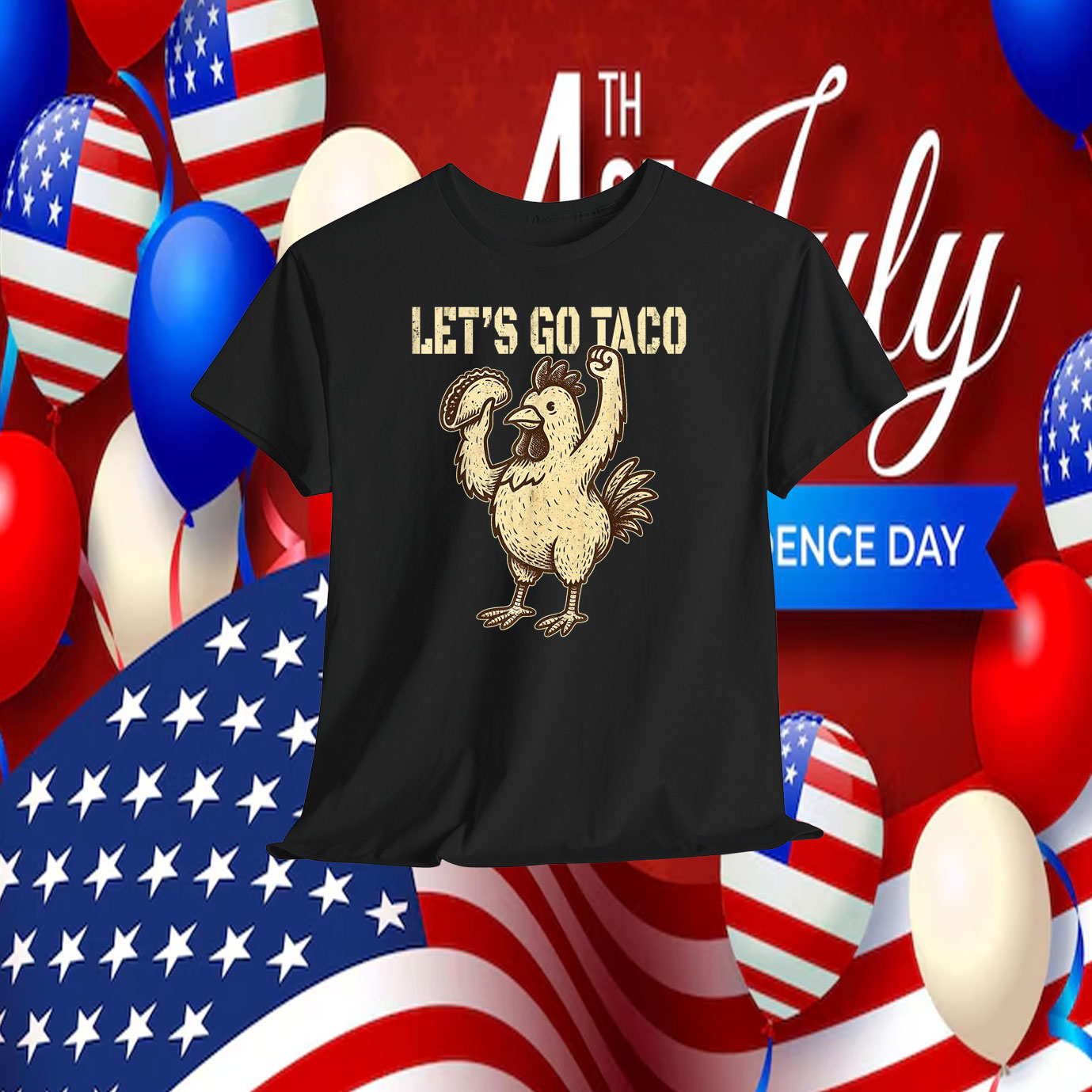 Let's Go Taco Retro Vintage Shirt