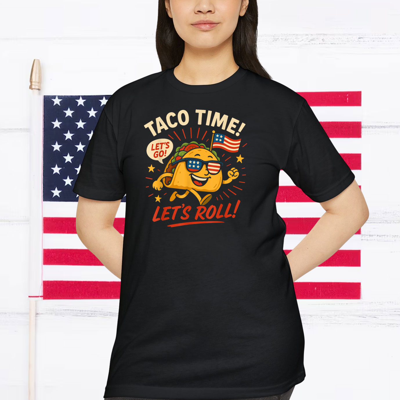 Let's Go Taco Time! Let's Roll! Shirt
