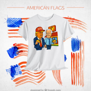 Let's Go Taco Trump vs Biden Always Chickens Out Shirt