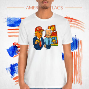 Let's Go Taco Trump vs Biden Always Chickens Out Shirt