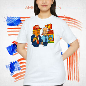 Let's Go Taco Trump vs Biden Always Chickens Out Shirt