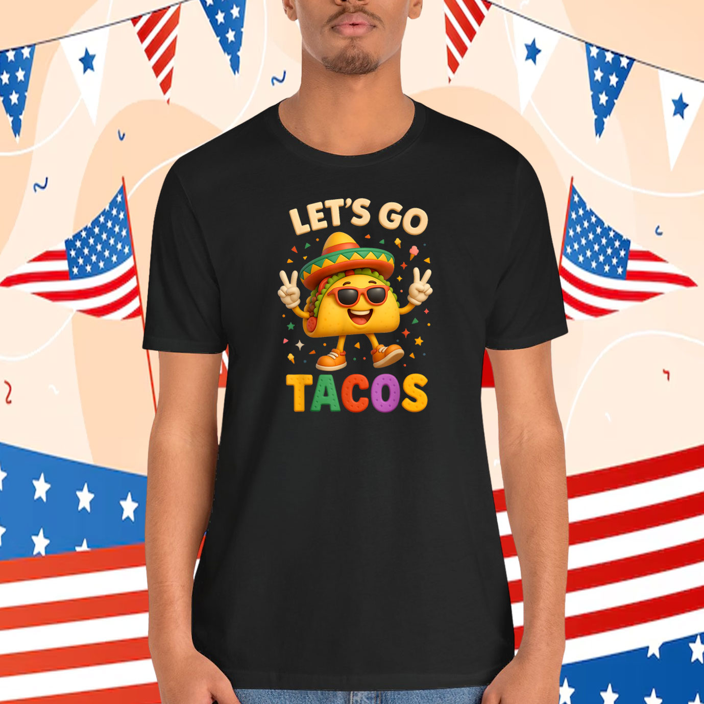 Let’s Go USA TACOS Shirt